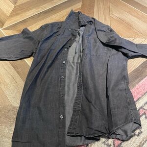 Black Button-Up Shirt